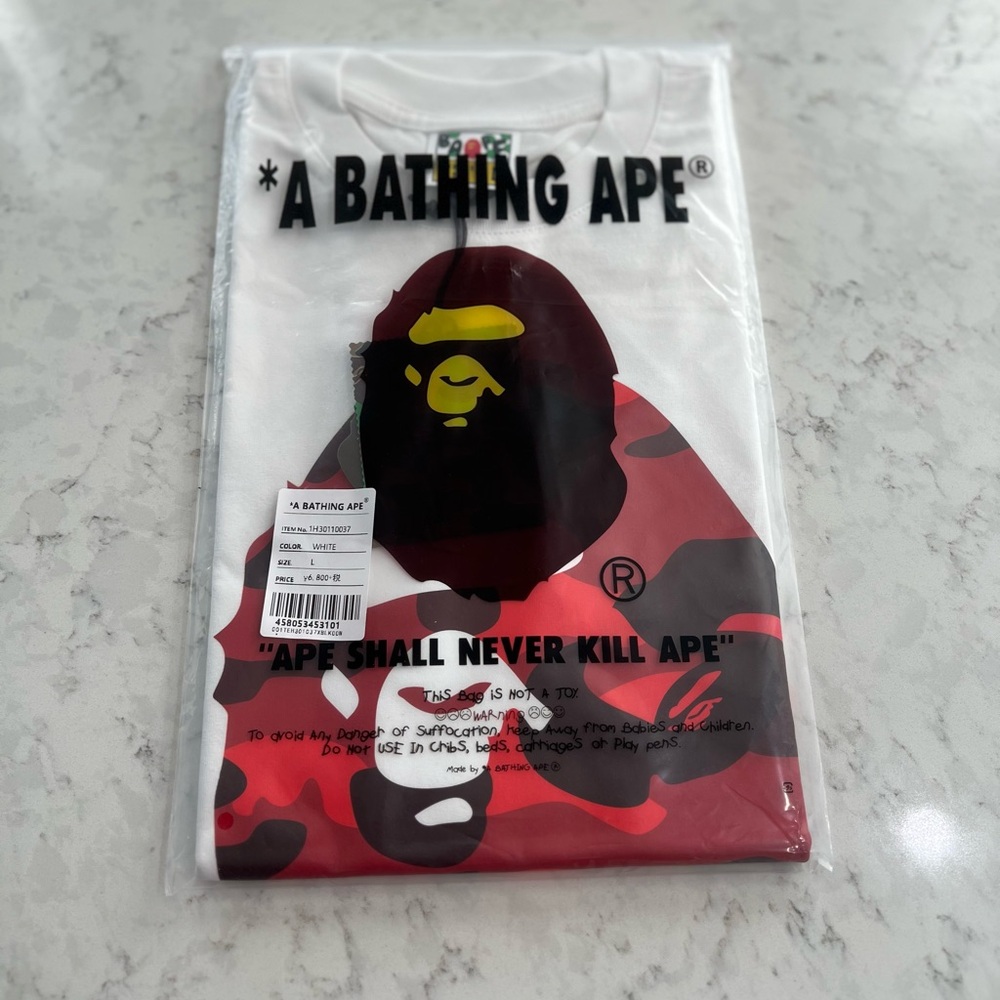 A Bathing Ape BAPE Color Camo Big Ape Head T-Shirt